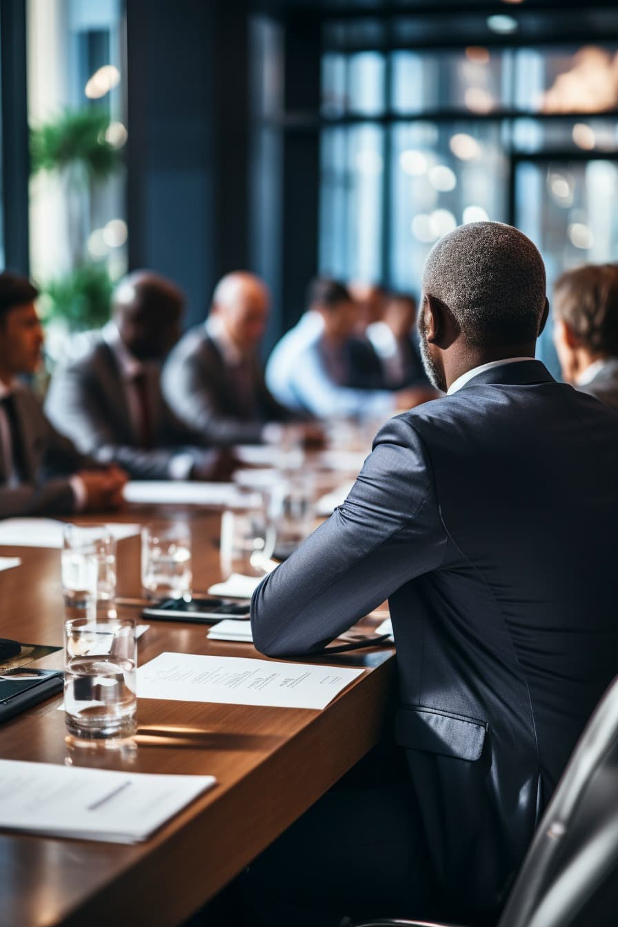 Corporate leadership summit and stakeholder meeting