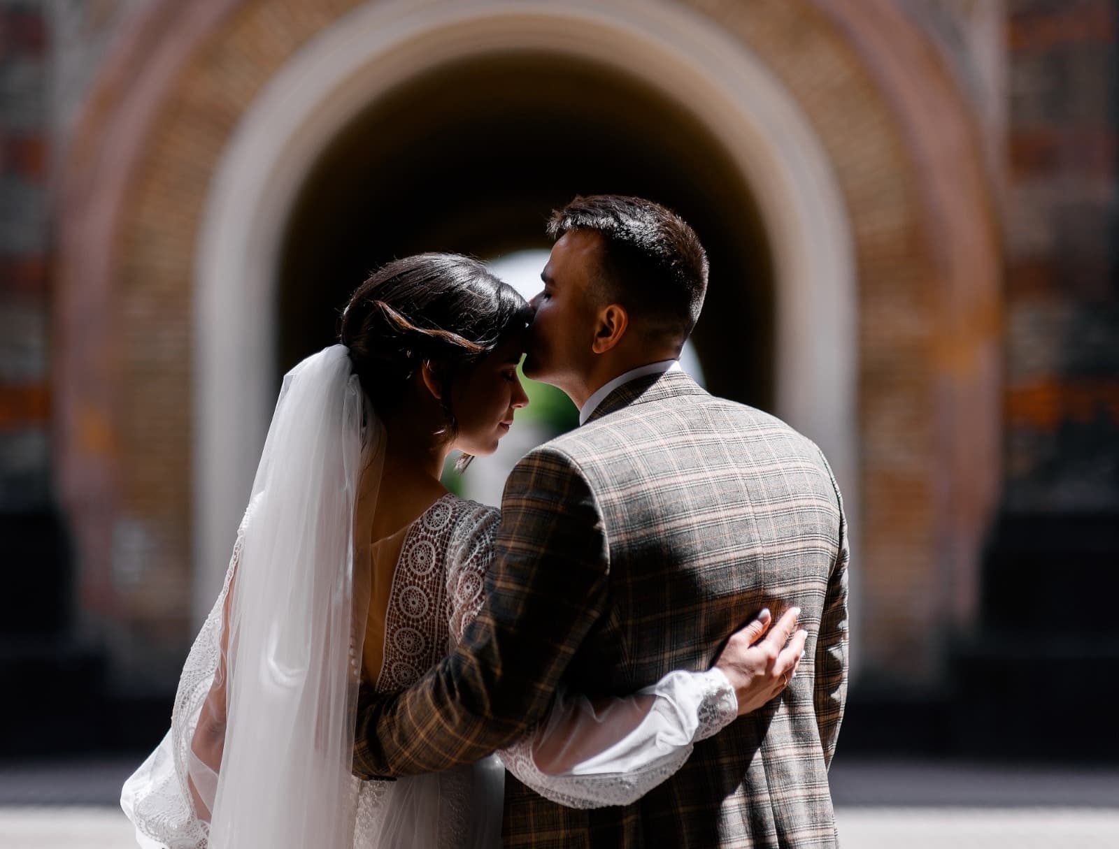 Signature celebration — wedding couple moment